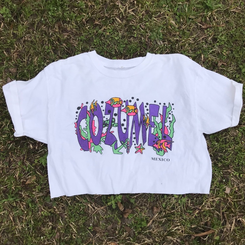 Vintage Cozumel Crop Top